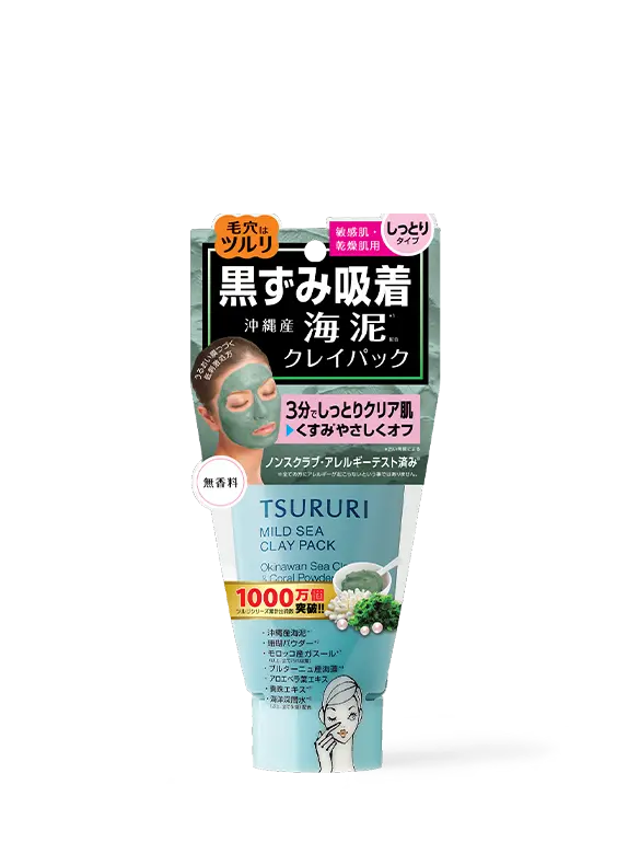 Mặt Nạ Bùn Biển Tsururi Mild Sea Clay Pack 150G