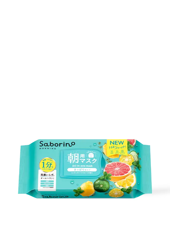 Mặt Nạ Dưỡng Ẩm Buổi Sáng Hương Bạc Hà 32 Miếng Saborino Morning Facial Sheet Mask Minty Fresh N