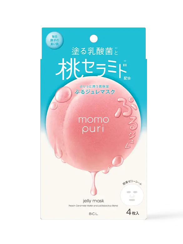 Mặt Nạ Dưỡng Ẩm Hương Đào Momopuri Jelly Mask 4 Miếng