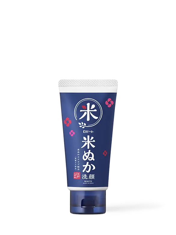 Sữa rửa mặt cám gạo dưỡng sáng da 120g Rosette Edo Cosme Rice Bran Face Wash