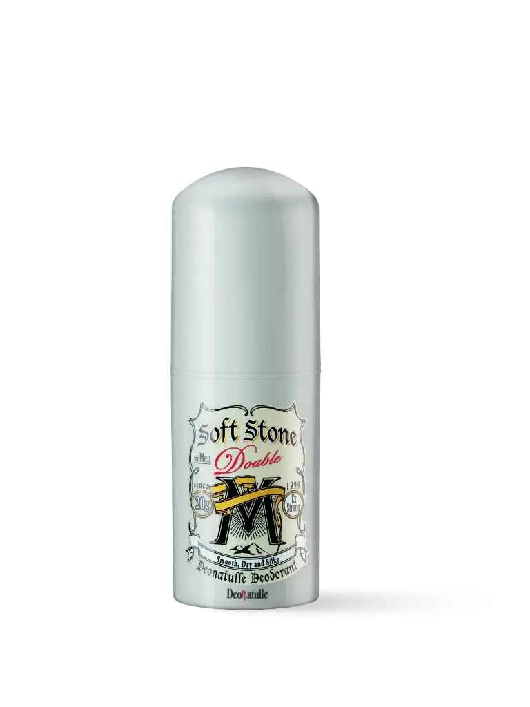 Lăn khử mùi đá khoáng dạng sáp cho nam 20G Deonatulle Soft Stone Double Non-menthol for Men